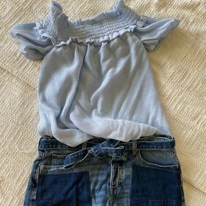 Club Monaco off the shoulder top